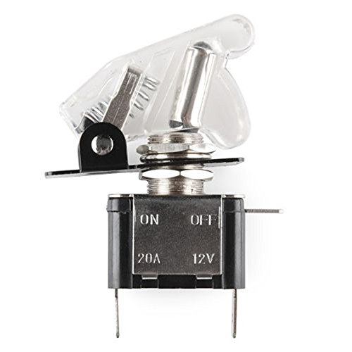 E Support Car White Cover White LED Toggle Switch Pack of 5 - Thumbnail 3