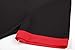 Coofandy Men's Casual Short Sleeve T-shirt Patchwork Hooded Polo Shirts, Black, XX-Large