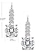 FIBO STEEL Stainless Steel Leverback Earrings for Women Drop Earrings CZ Inalid,S