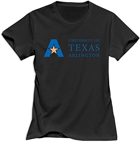 JJTD Women's â€ªUniversity Of Texas At Arlington T-Shirt Black US Size L