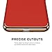 RANVOO iPhone 7 Case, Slim Fit Thin Hard Stylish Cover 3 in 1 Detachable Case, RED [Clip-ON Series]