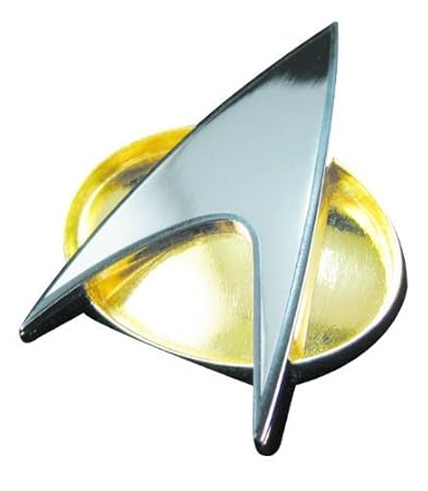 Quantum Mechanix Star Trek The Next Generation Communicator Badge Replica by Quantum Mechanix TOY (English Manual)