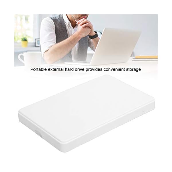 Vbestlife Festplatte, USB3.0, Externe Mobile Festplatte, 2,5 Zoll, für Desktop-Laptop, Notebooks, Computerzubehör, Weiß… – Bild 6