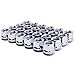 Mastiff 11310 Open-End, M14x2.0 Thread, Triple-Chrome Finish, Bulge Acorn Lug Nut Set (Pack of 24)