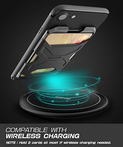 image for SUPCASE Adhesive Slim Wallet,(2-Pack) Ultra Thin Stick-On Silicone Cre