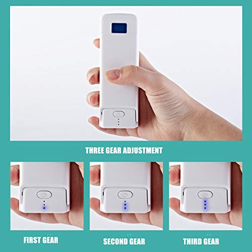 Mini Portable Bag Sealer, Handheld Three gear adjustment vacuum sealer machine for Food,suitable for Chip Bags, Plastic Food Storage Bags, Snack & Cereal Bags (Black)