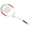 Wilson-Raqueta-de-Tenis-SixOne-Lite-102-Jugadores-intermedios-RojoGris-Tamano-de-empunadura-L2-Unisex-Adulto