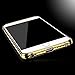 For iPhone 6s Case, Roybens Luxury Air Aluminum Metal Bumper Detachable + Mirror Hard Back Case, 2 in 1 cover, Ultra Thin Frame with Stylish Designs for Apple iPhone 6s - Retail Packaging Gold