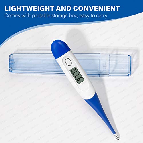 10Pack Temperature Thermometer Fahrenheit Accurate Digital Thermometer MercuryFree LCD Display