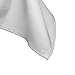 LinenTablecloth 70-Inch Square Polyester Tablecloth White