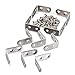 eBoot 40 40 mm 90 Degree Right Angle Brackets Stainless Steel Corner Braces with Screws, 10 Pack
