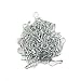 lieomo 1000pcs 0.85 Inch Coilless Tone Gourd Bulb Pear-Shaped Safety Pins for Hanging Tags-Silver