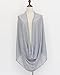 Luxurious Bamboo/Cotton Nursing Cover, Infinity Breastfeeding Scarf, Ultra Soft, No Polyester! Wear many ways, Full Coverage,67 x 0.1 x 27.5 inches (Gray)