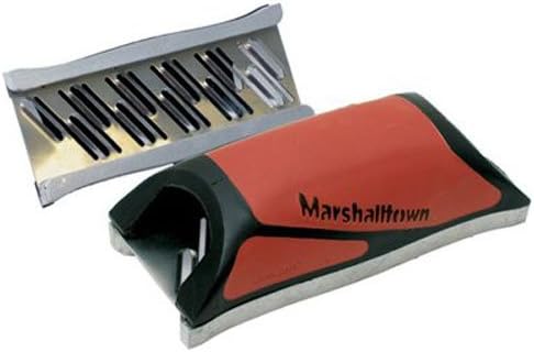 MARSHALLTOWN Dry Wall Rasp with Rails, Plastering, DuraSoft, DR389, Red, 6 Inch