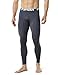 TM-YUP33-DGY_Large Tesla Men's Thermal Wintergear Compression Baselayer Pants Leggings Tights YUP33
