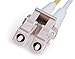 FiberCablesDirect LC-SC OM3 Fiber Patch Cable - 10Gb Duplex 50/125µm Multimode Corning Glass | 2M (6.56ft) | Bulk Networking, Data Centers, Telecom, Enterprise Applications
