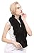 Vogueearth Women'Real Knitted Rabbit Fur Winter Warmer Scarf