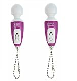 Gajoin 2Pk Purple Mini Portable Small Keychain