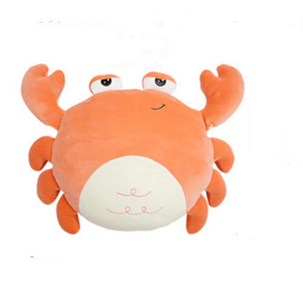 16 Inch Crab Plush Pillow Toy, Crab Pillow for Kids, Orange