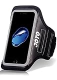 iPhone 8 / iPhone 7 Armband Case, JOTO Sport Exercise Armband Belt for Apple iPhone 8 and iPhone 7 4.7-Inch, for Man and Woman, Gym Running Workout Fitness Arm Band -Black