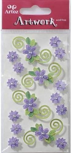 Lilac Flowers Craft Embellishment