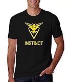 Decrum Men's Pokemon Go Team Instinct Logo Black T Shirt M