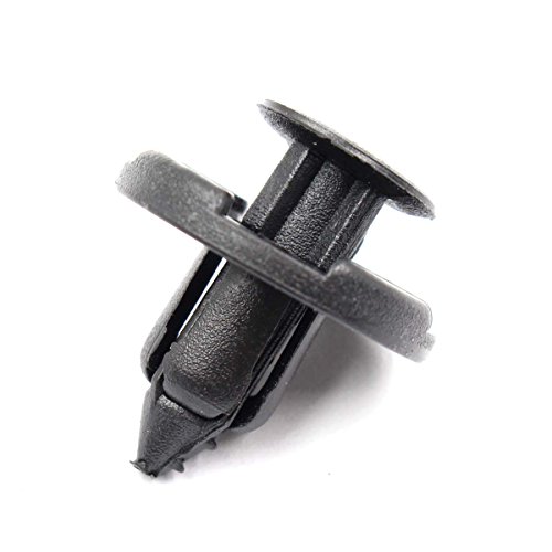 GooDeal 50pcs Plastic Rivet Fastener Mud Flaps Bumper Fender Push Clips 8mm for Nissan - Thumbnail 3