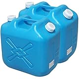 北陸土井工業 灯油缶 20L ポリタンク 2個セット 青