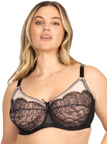 Aubade Women's Bra, Rosessence, Size 30C, in Black, Sexy lace