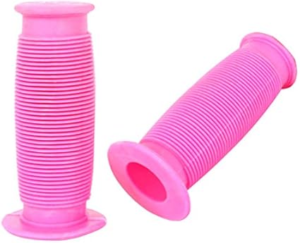 pink handlebar grips