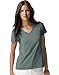 Hanes Women's Nano- V-Neck T-Shirt Vintage Green XX-Large