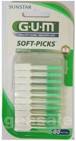 Gum 80 Regular Soft-Picks, Green