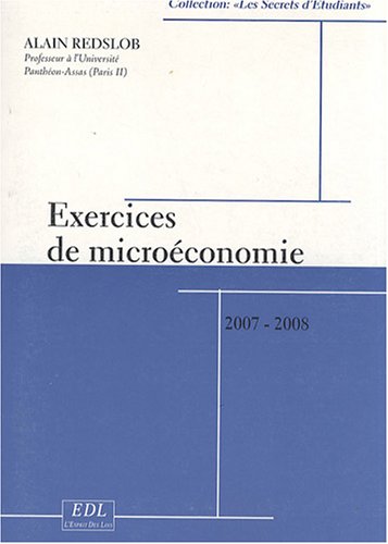 Exercices de microéconomie