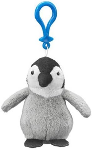 Emperor Penguin Chick Plush Penguin Stuffed Animal Backpack Clip Toy Keychain WildLife Hanger
