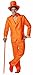 Rasta Imposta Dumb and Dumber Lloyd Christmas Tuxedo Costume, Orange, One Size