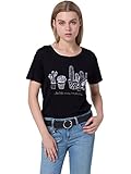 Persun Women's Cute Printed Short Sleeve Loose Cotton T-shirt Top