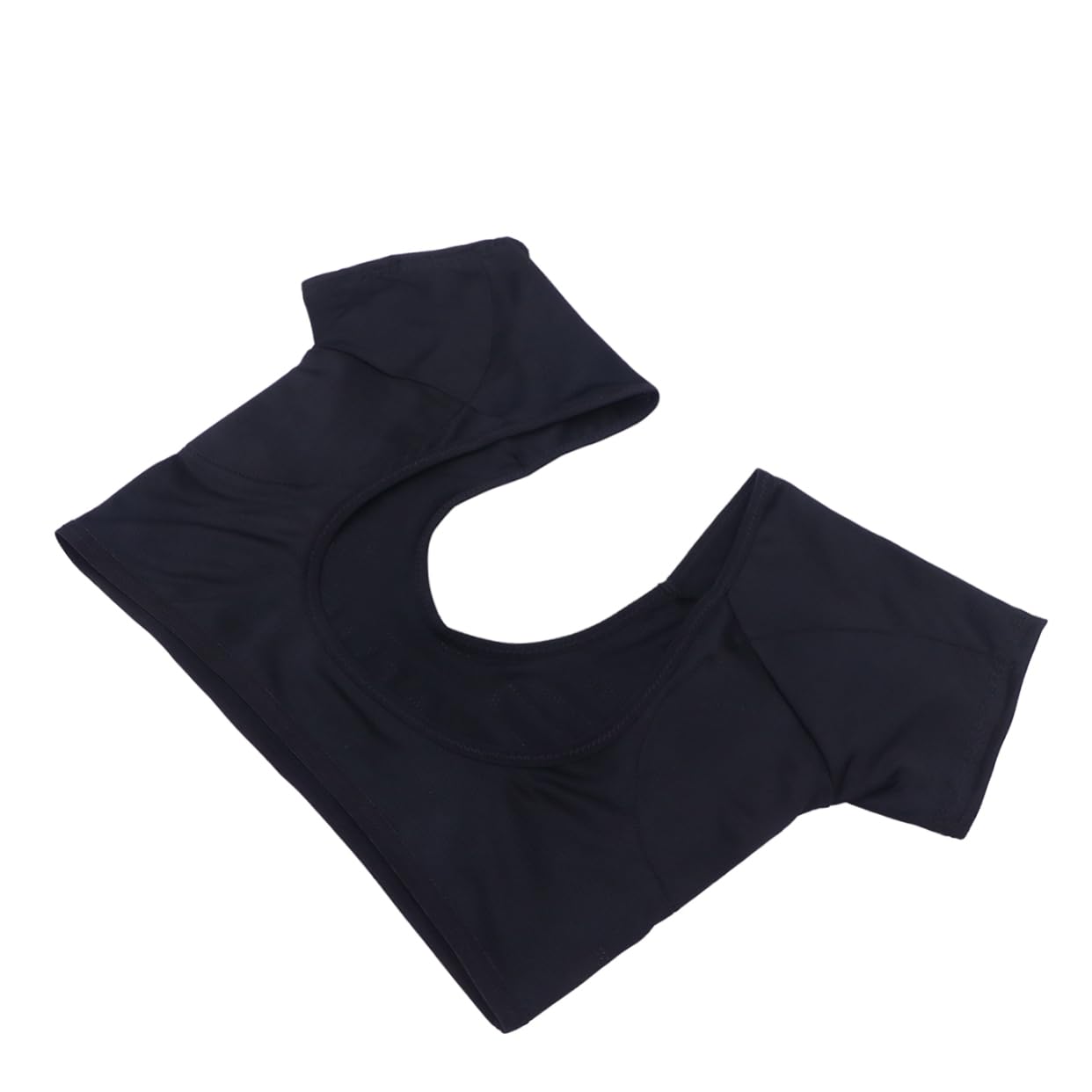 PLAFOPE Women Underarm Vest Breathable and Comfortable Short Sleeve Shirt with Sweat-absorbing Pads for Jogging and Outdoor Activities Washable and Reusable