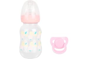 CHAREX Reborn Baby Doll Accessories Fake Feeding Bottle Sealed Matching Putty Magnetic Pacifier Baby Girl
