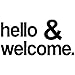 My Vinyl Story Hello and Welcome Office Decor Wall Decal Quote Sticker Inspirational Vinyl Home Office Classroom Business for Entrance