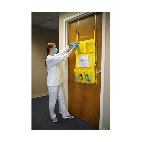 Personal Protective Equipment (PPE) Isolation Door Caddy, Nylon Oxford