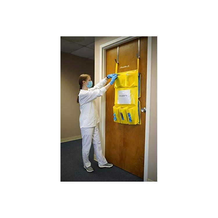 Personal Protective Equipment (PPE) Isolation Door Caddy, Nylon Oxford