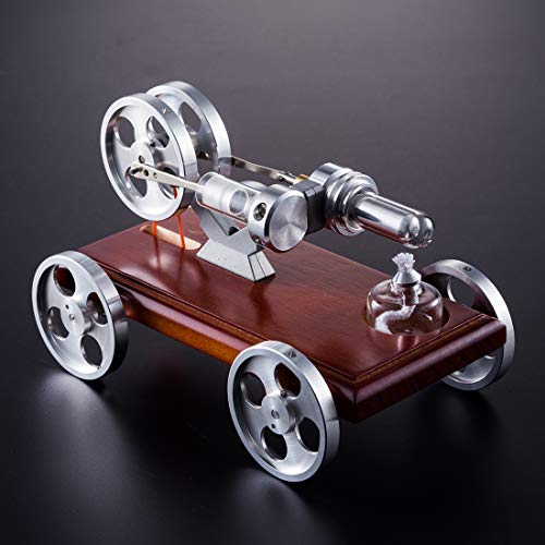 ZUJI Stirlingmotor Bausatz 1 Zylinder Motor Stirling Engine Kit DIY Modell Kit Educational Physik Spielzeug – Bild 5