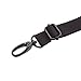 LIHITLAB Shoulder Strap, 1.25 inch Wide, Adjustable, 28-51 inches, Black (A7579) (A-7579)