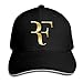 KMRR Roger Federer Gold Logo Flex Baseball Cap Black