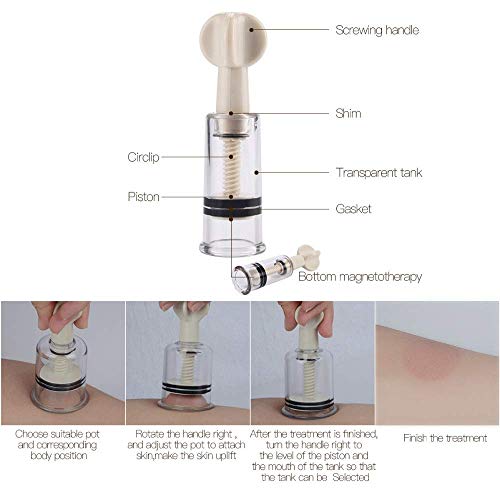 Vacuum Twist Suction Cupping Device Full Body Massage Care Rotating