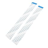 Forward Direction 50 Pin FFC FPC Ribbon Flat Cable 200mm x 0.5mm 5pcs