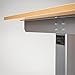 MultiTable Height Adjustable Desk Base - Sit Stand Desk, Stand-up Desk, Adjustable Standing Desk, Sit or Stand, Base (Silver Base)