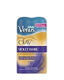 Gillette Venus with a Touch of Olay Shave Gel, Violet Swirl, Twin Pack (7 Ounces Each)
