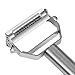 ILOME Julienne Vegetable Peeler for Apple Potato Multifunctional Stainless Steel Razor-Sharp Blade Peeler Slicer Grater Cutter