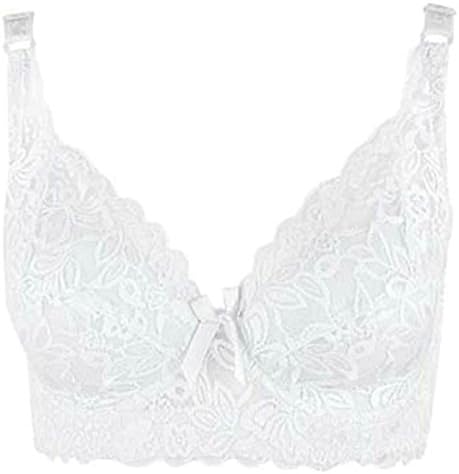 Pivaconis Womens Classic Full-Coverage Plush Size Lace Straps Everyday Bras
